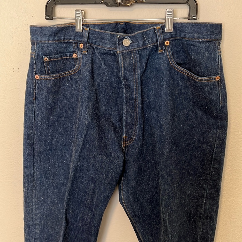 80s vintage Levi’s button fly 501s. Size 38x30